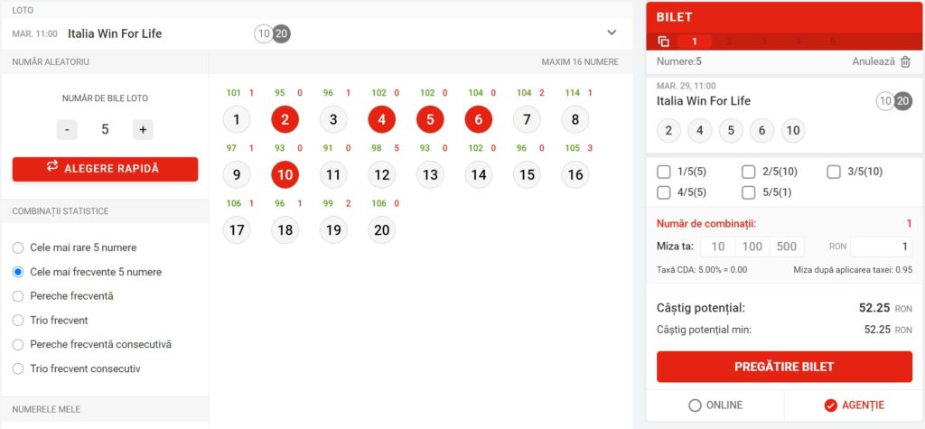 win for life loto online